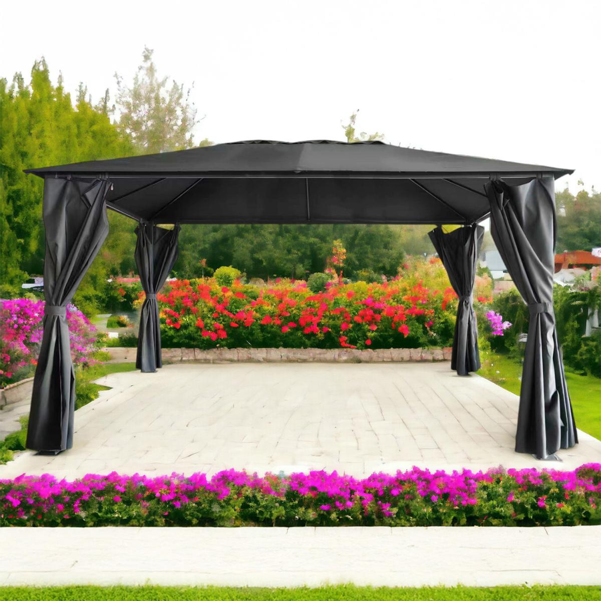 Titan Gazebo - Grey / 400cm / 300cm