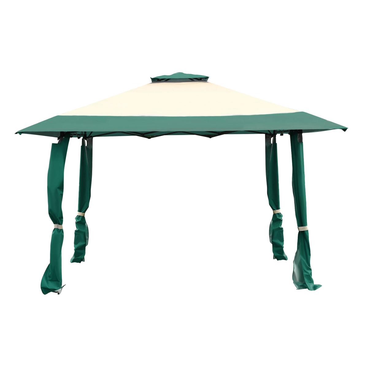 3.9x3.9M Gazebo Canopy Tent - Green