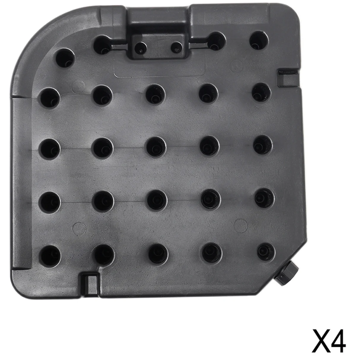 Sturdy Fillable Parasol Base for Enhanced Stability - Black – image 5