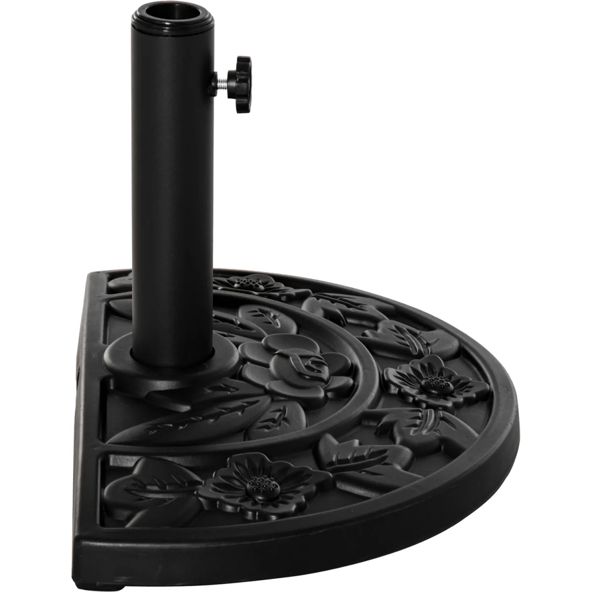 9kg Half Round Parasol Weighted Base - Black – image 3