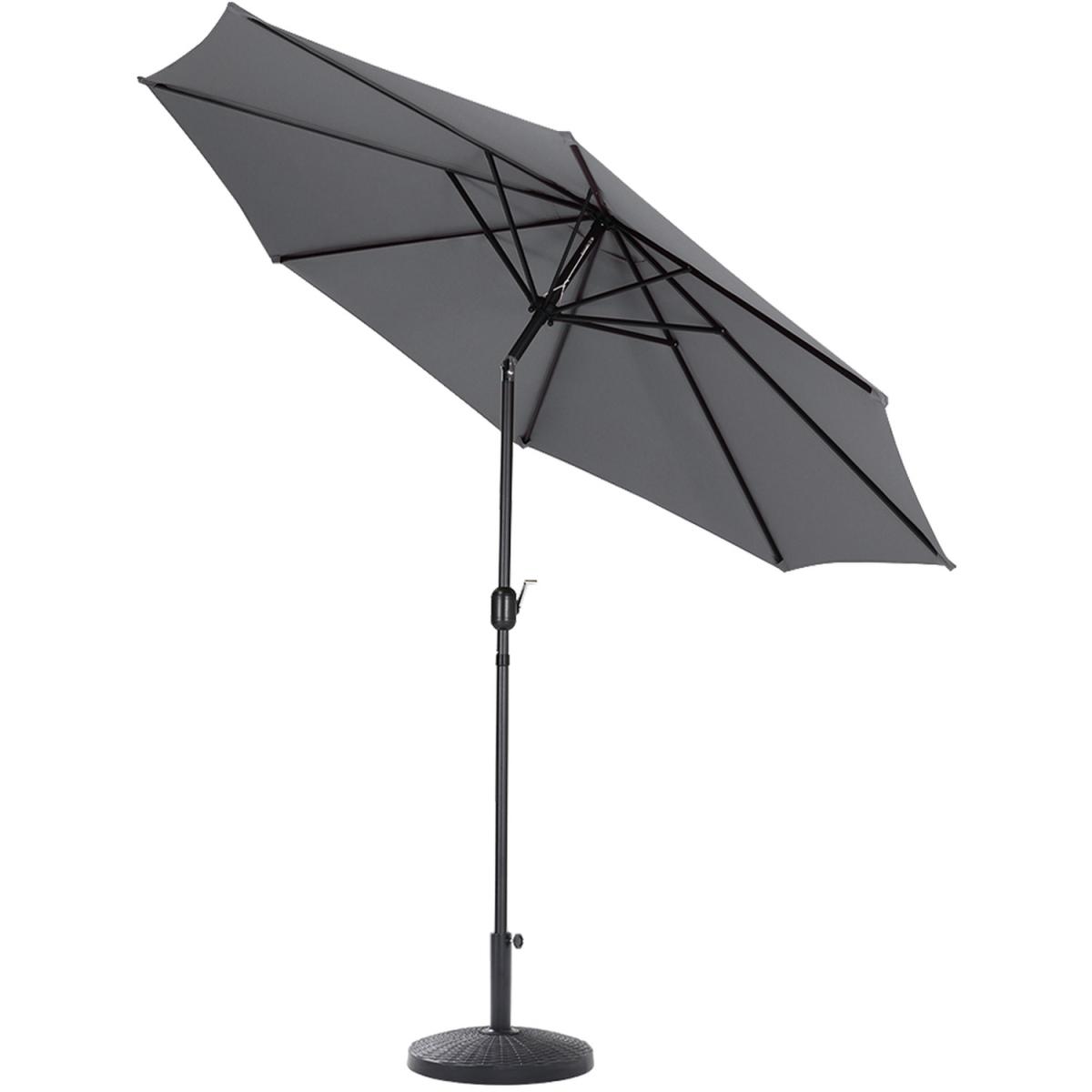 3M Length Patio Umbrella with Base - Dark Green – image 24