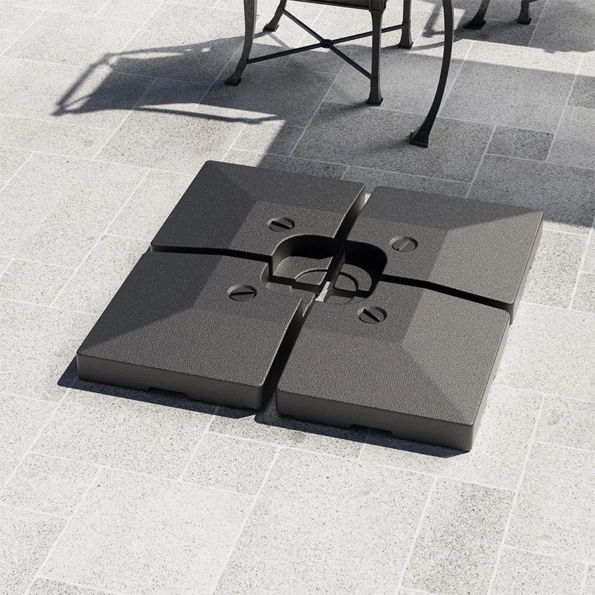 Fillable Cantilever Parasol Base - Black – image 2