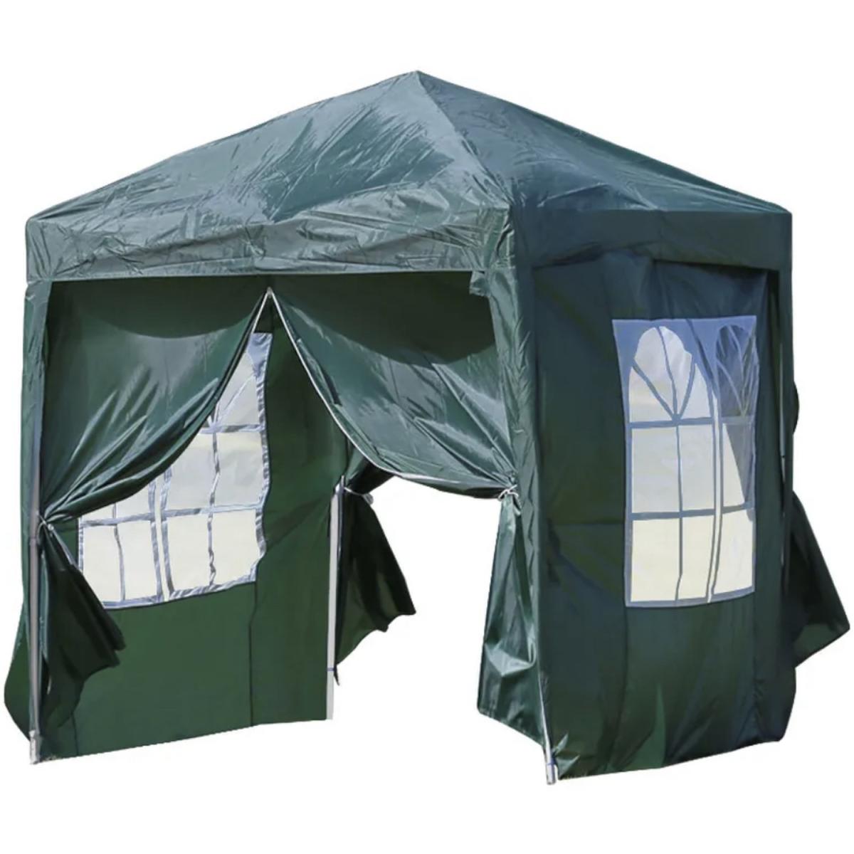 3x3 Metre Pop Up Gazebo Marquee Canopy Waterproof - Green – image 2