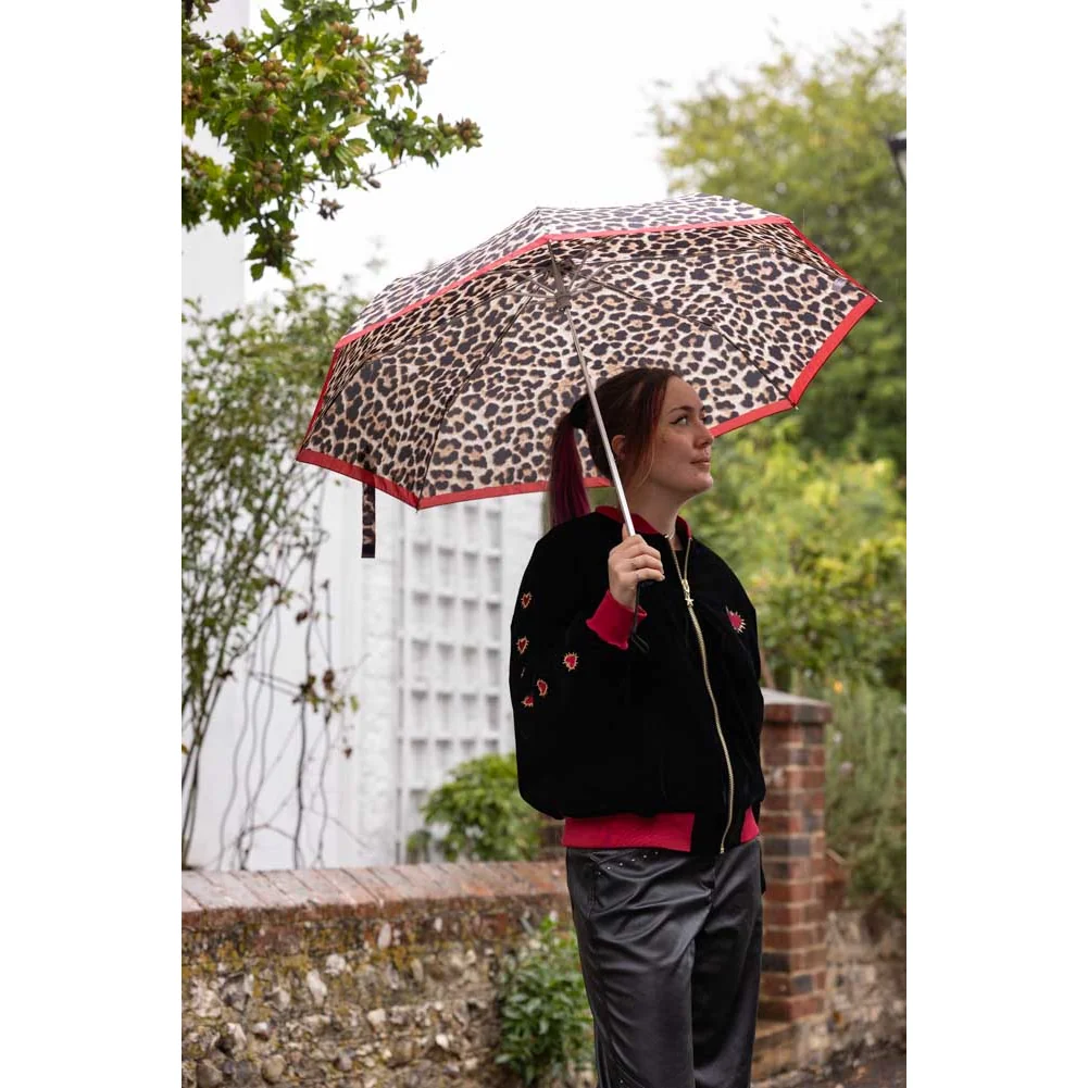 Leopard Compact Umbrella – image 2