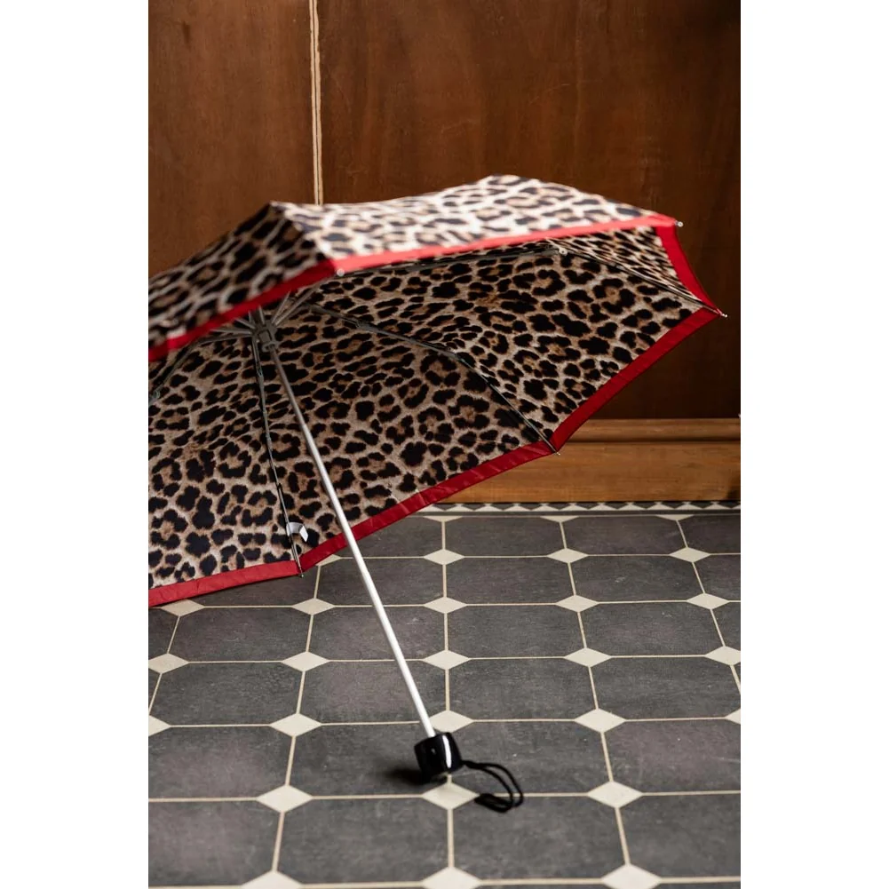 Leopard Compact Umbrella – image 3