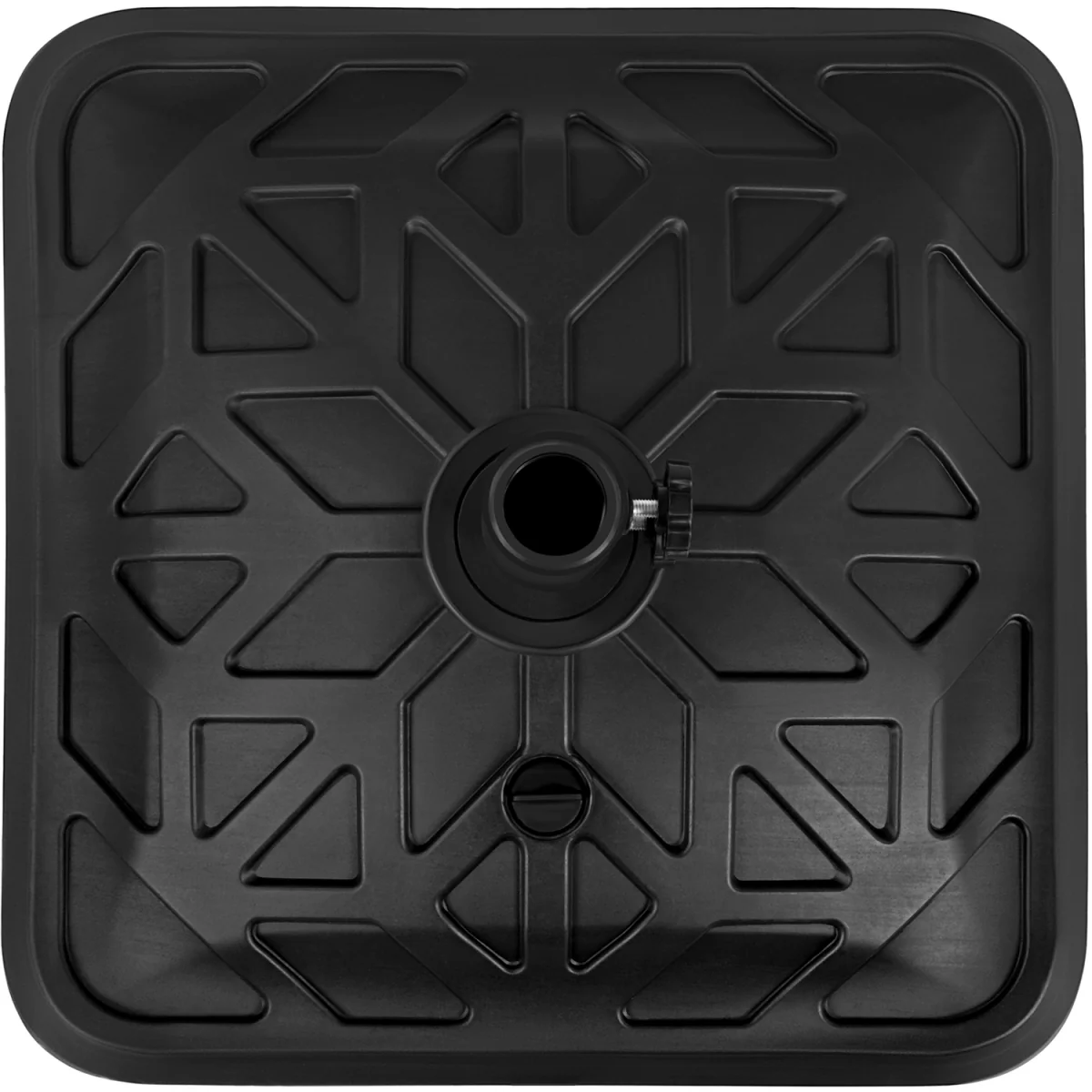 Yaheetech 37L Capacity Fillable Patio Parasol Base - Black – image 2