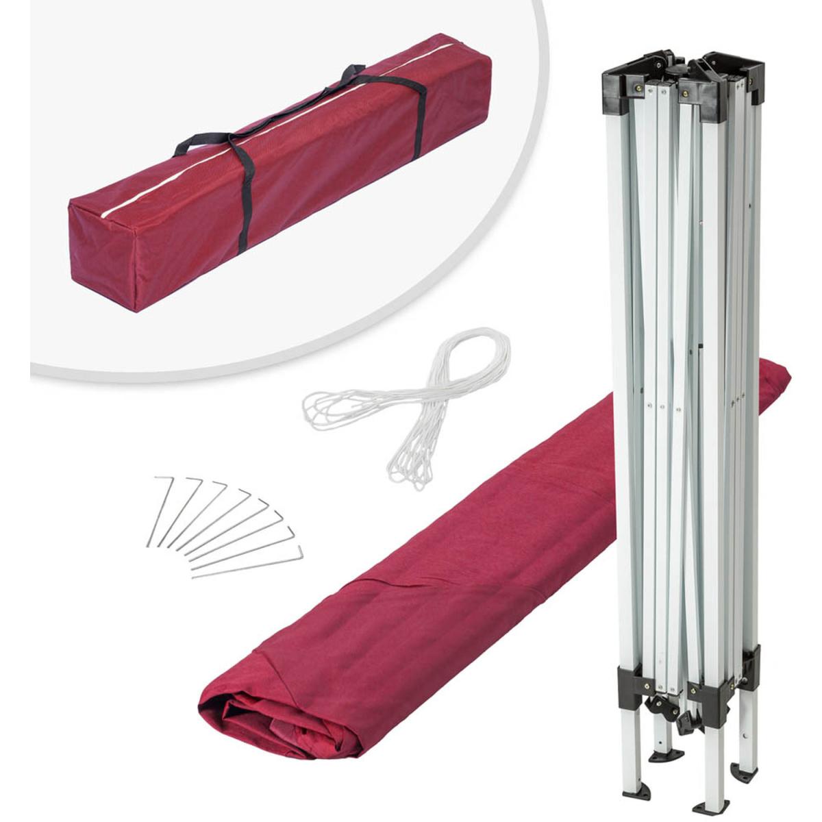 Gazebo Foldable 3x3m - Red – image 3