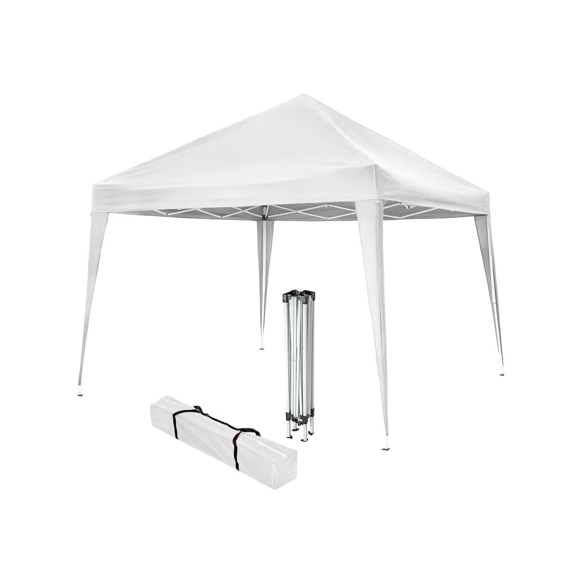 Folding Gazebo Linosa 3X3M With Uv Protection - White