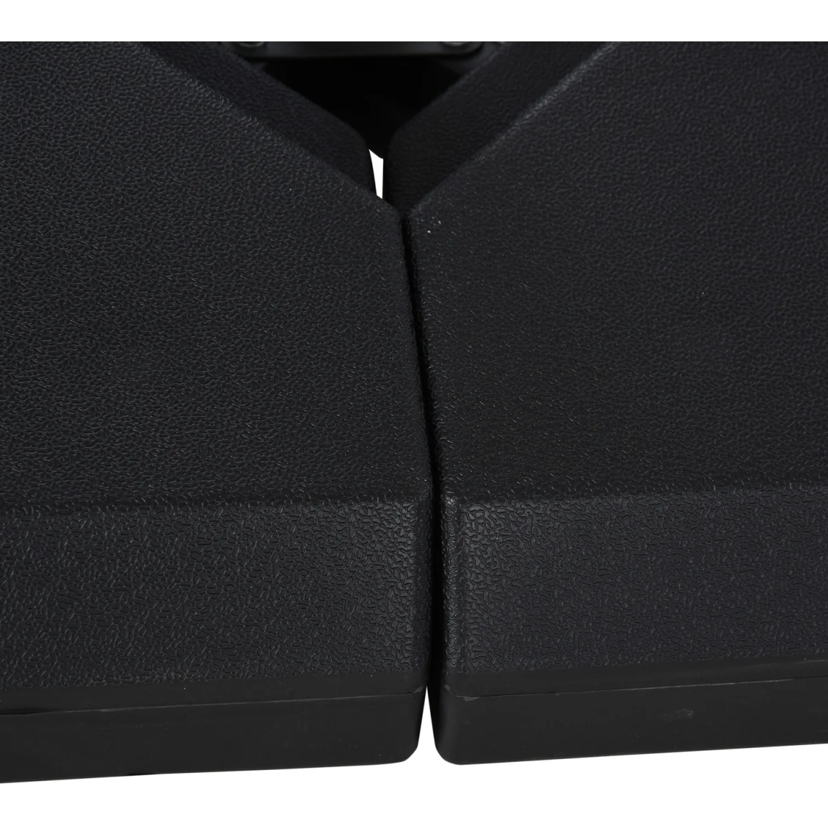 4 Piece Fillable Steel Cross Parasol Base  - Black – image 6