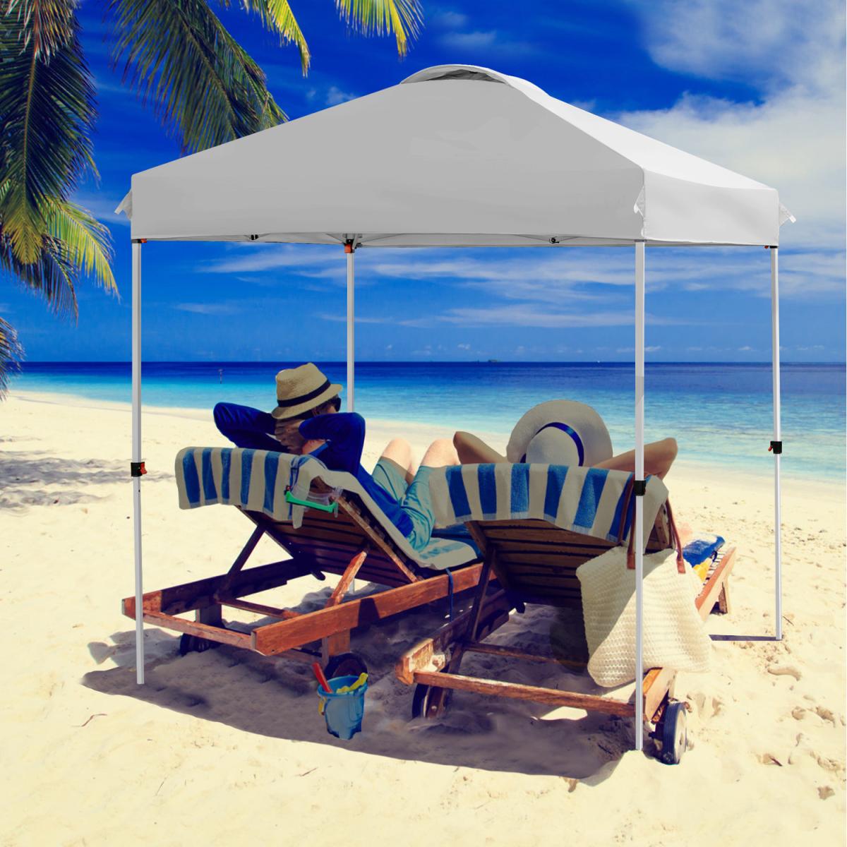 Adjustable Pop-up Canopy Tent Grey - Grey – image 7