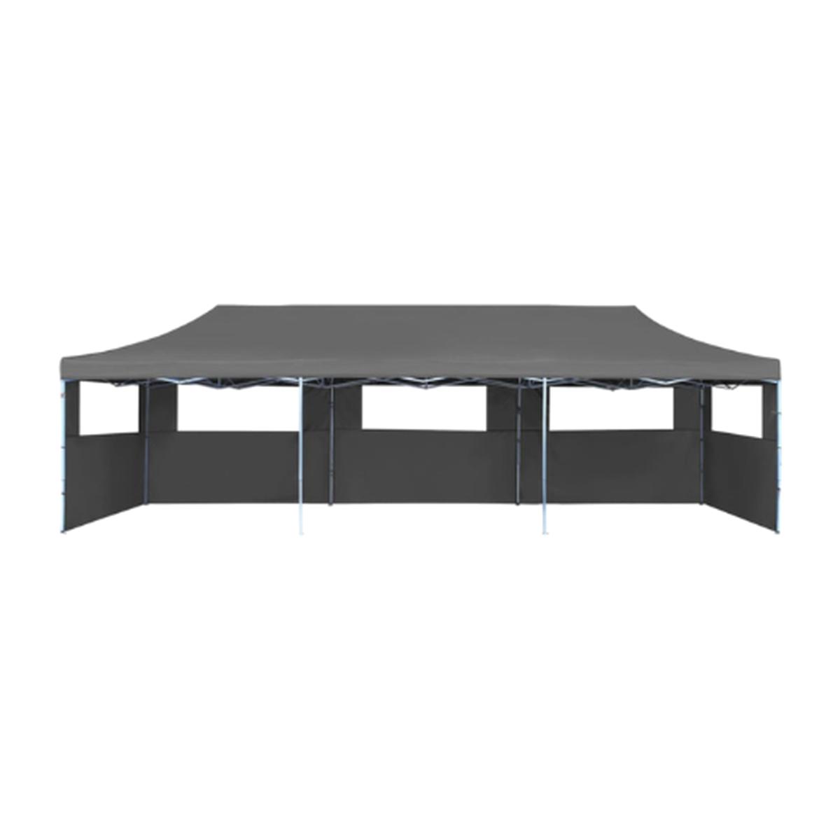 3x9m Folding Pop-up Party Gazebo - Anthracite – image 1
