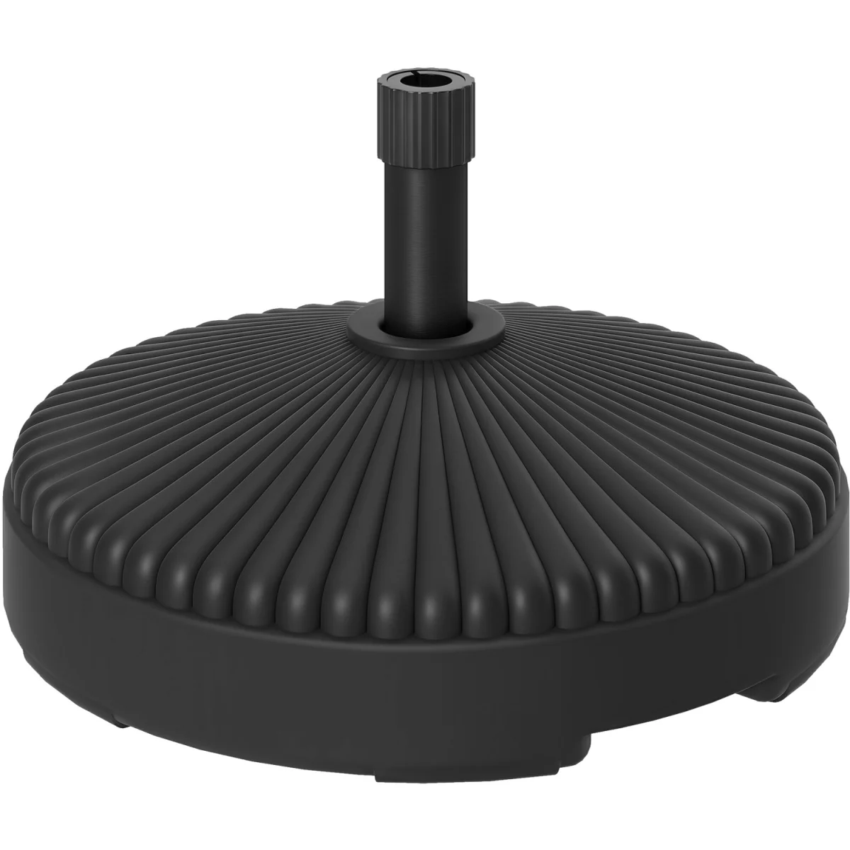 Outsunny 28kg Sand Filled, 23kg Water Filled, Garden Parasol Base - Black – image 9