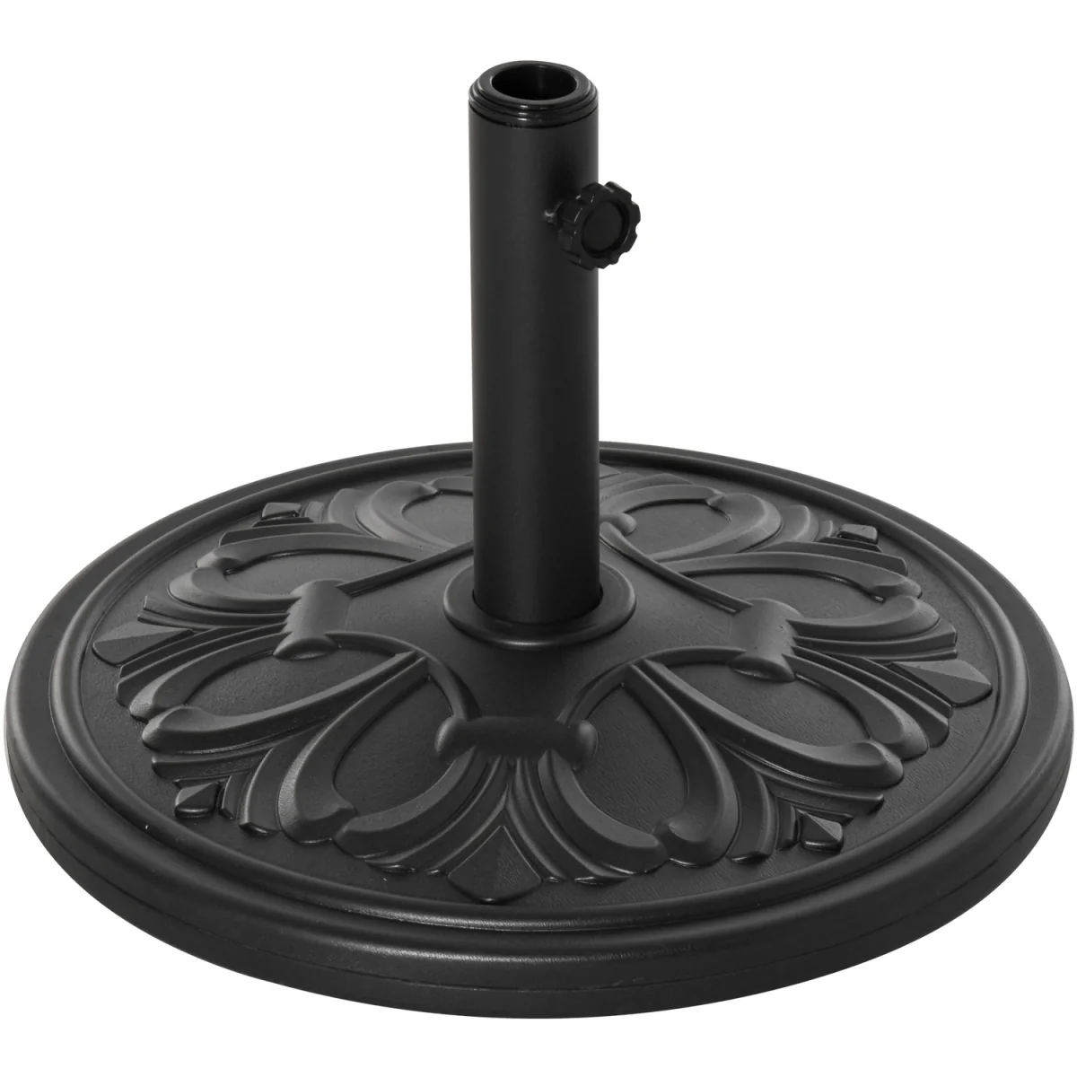 13kg Heavy Duty Round Parasol Base Cement Stand - Black – image 8