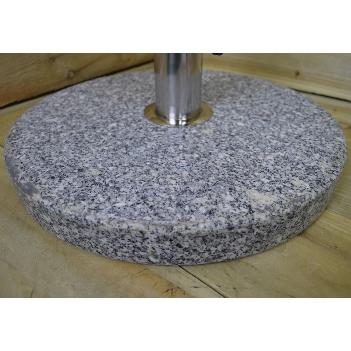 16KG Round Granite Garden Parasol Umbrella Base Weight - Grey – image 2