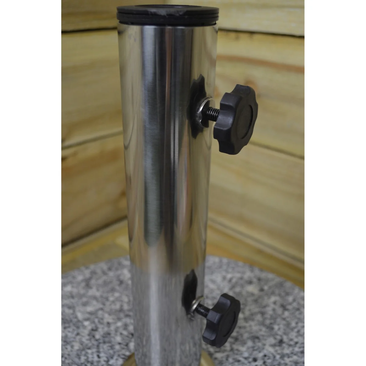 16KG Round Granite Garden Parasol Umbrella Base Weight - Grey – image 6