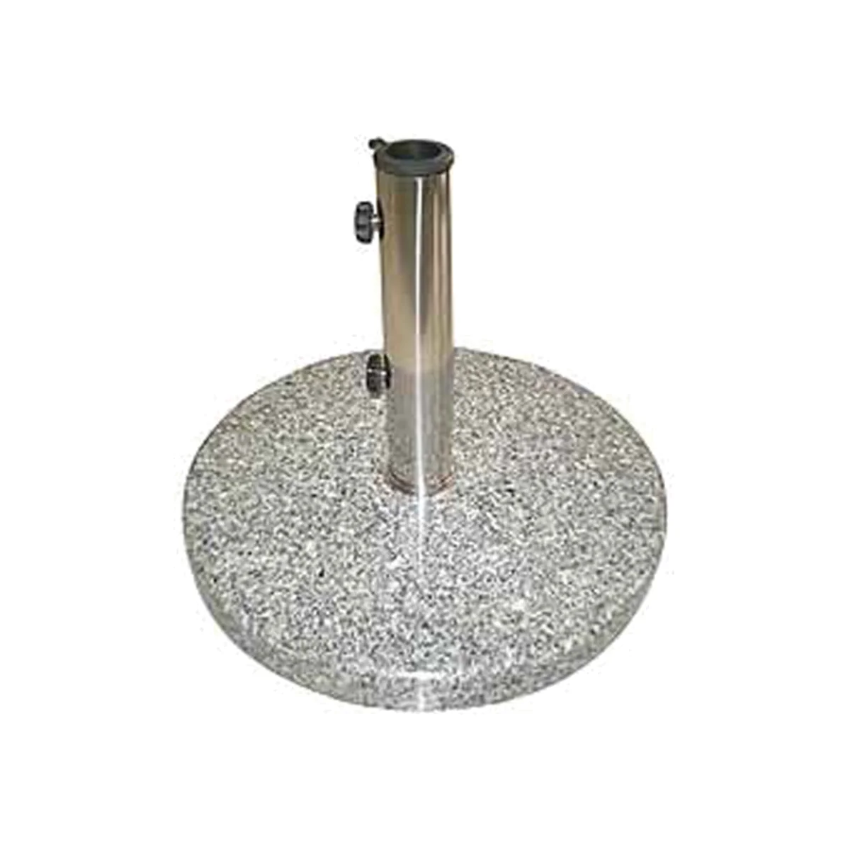 16KG Round Granite Garden Parasol Umbrella Base Weight - Grey – image 1