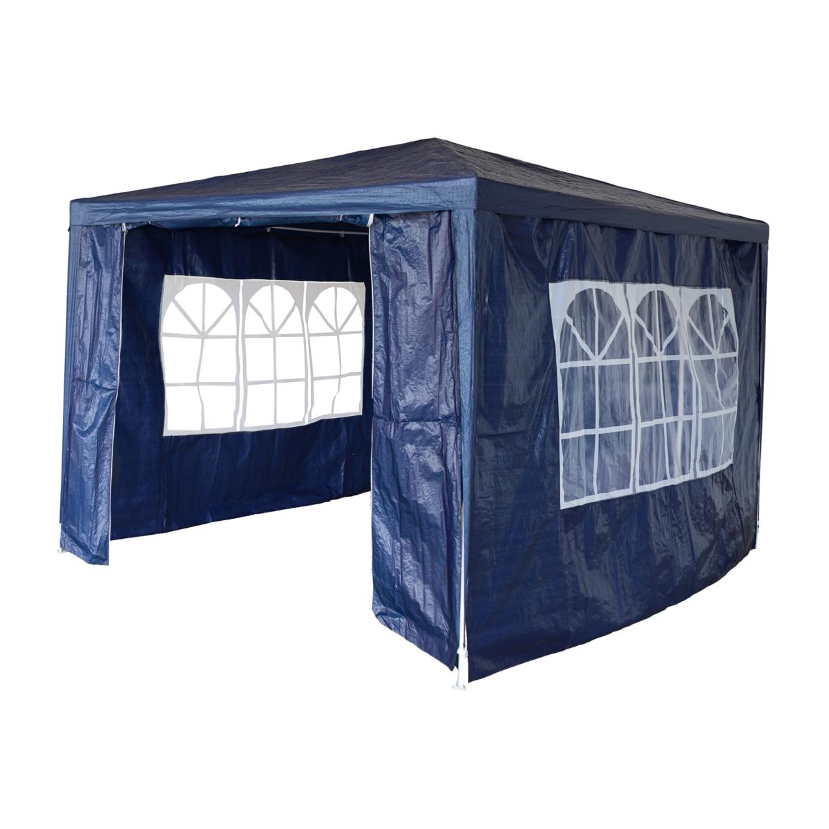 BIRCHTREE Gazebo PE 3X3M PEG01 - Blue – image 1