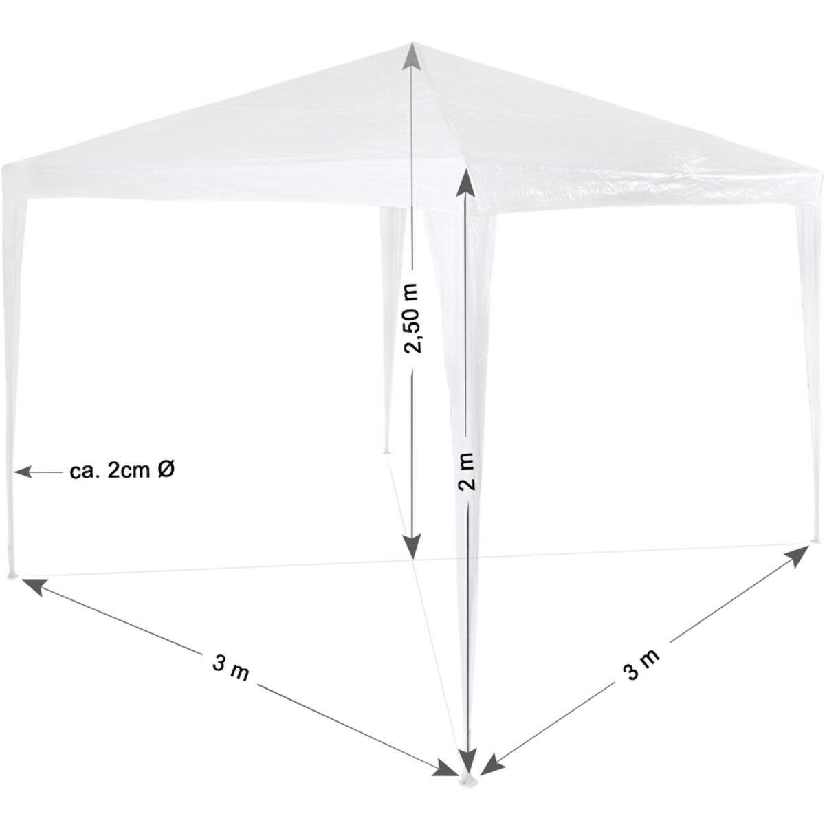 Gazebo 3x3m With 3 Side Panels - Green – image 3