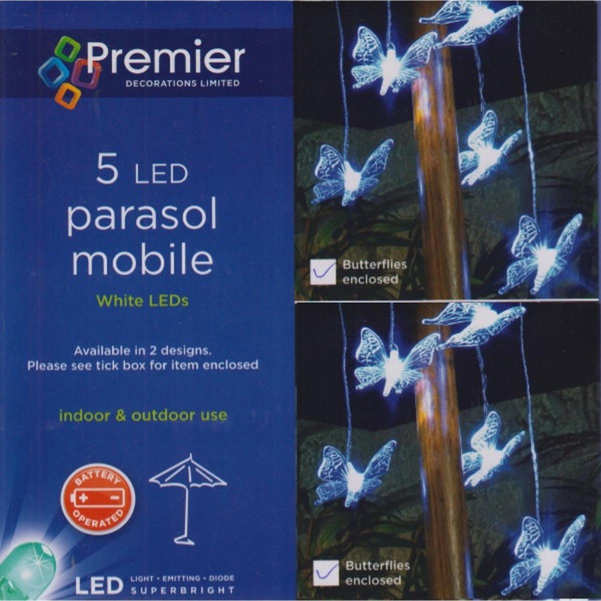 Butterfly Parasol Lights - White – image 2