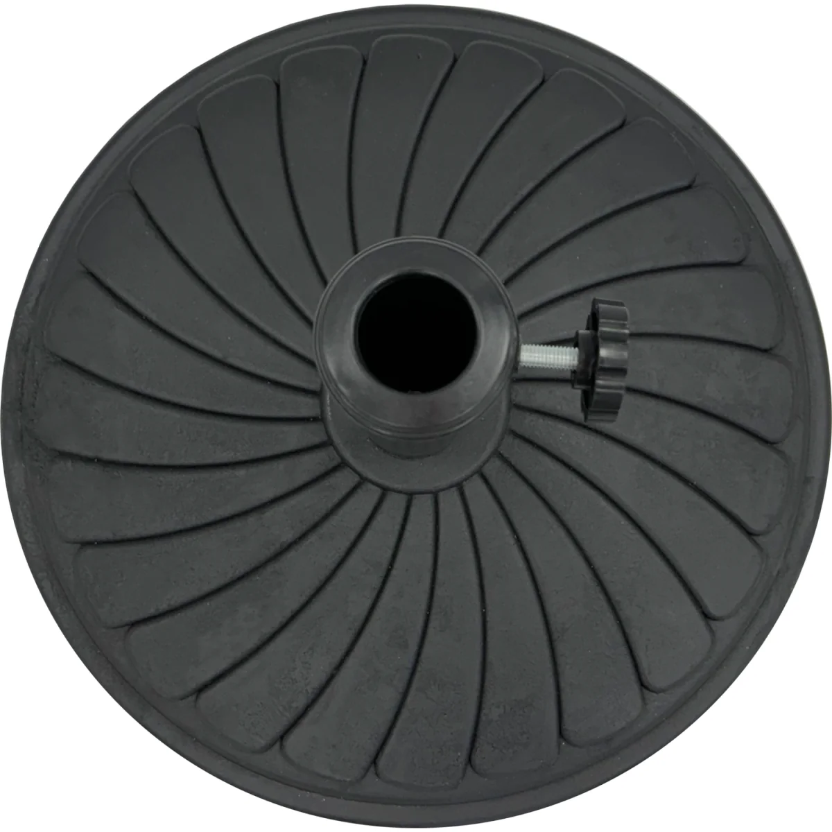 Black Swirled Parasol Base - Black – image 3