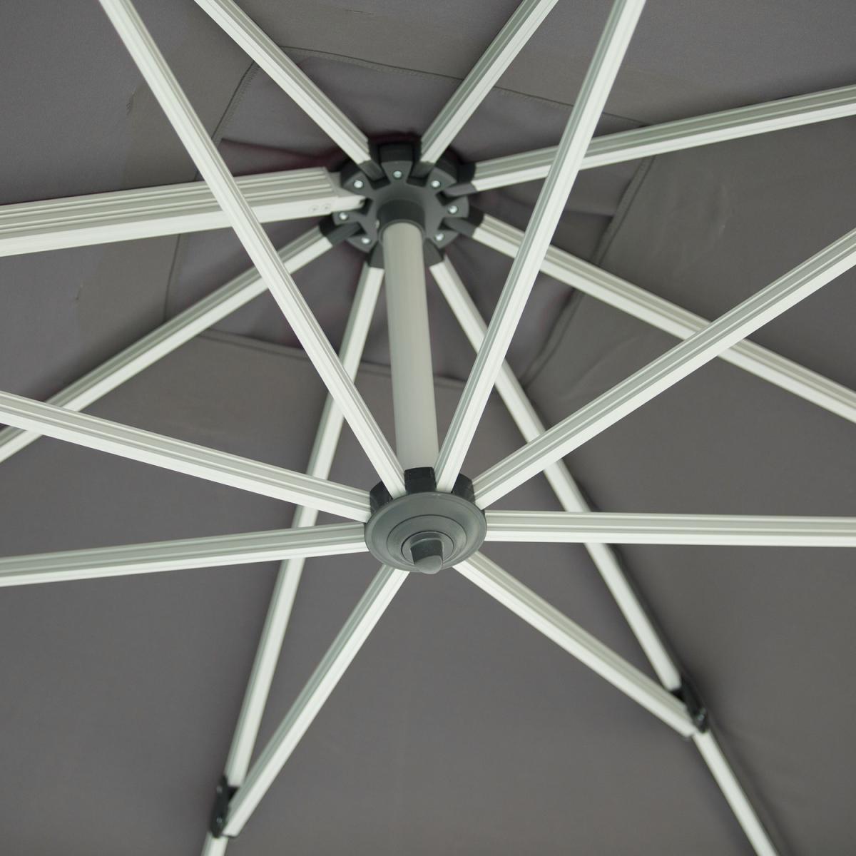 Square 3m Patio Parasol - Green – image 11