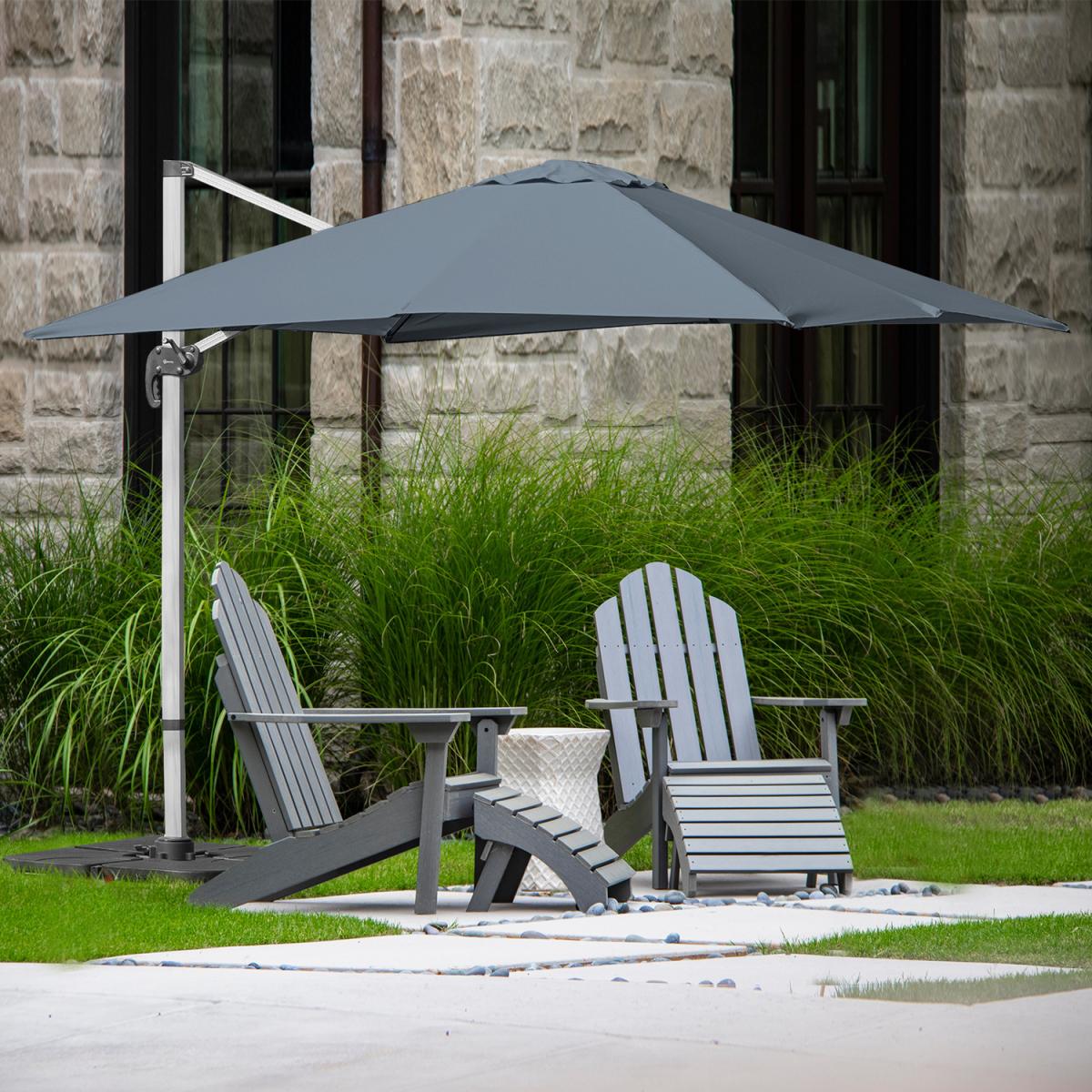 Square 3m Patio Parasol - Green – image 14