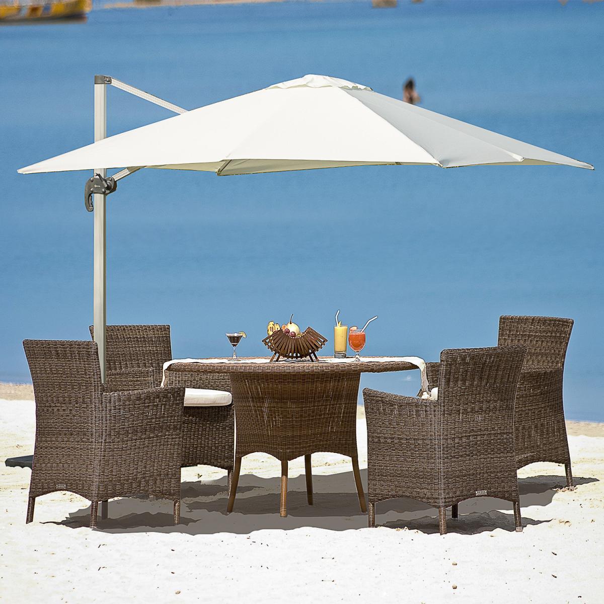 Square 3m Patio Parasol - Green – image 20