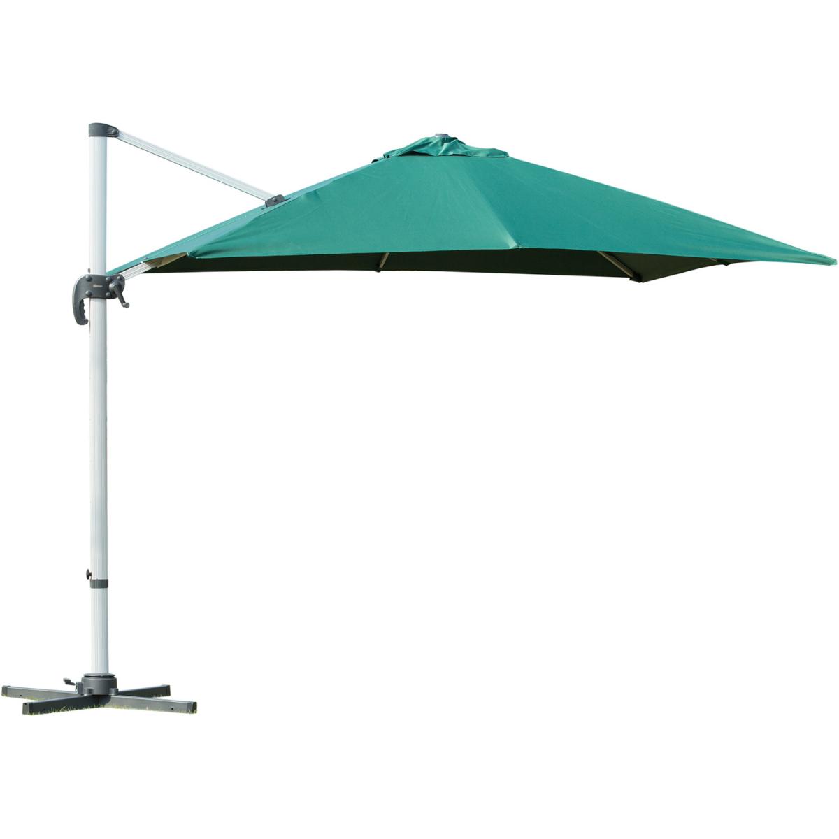 Square 3m Patio Parasol - Green – image 3