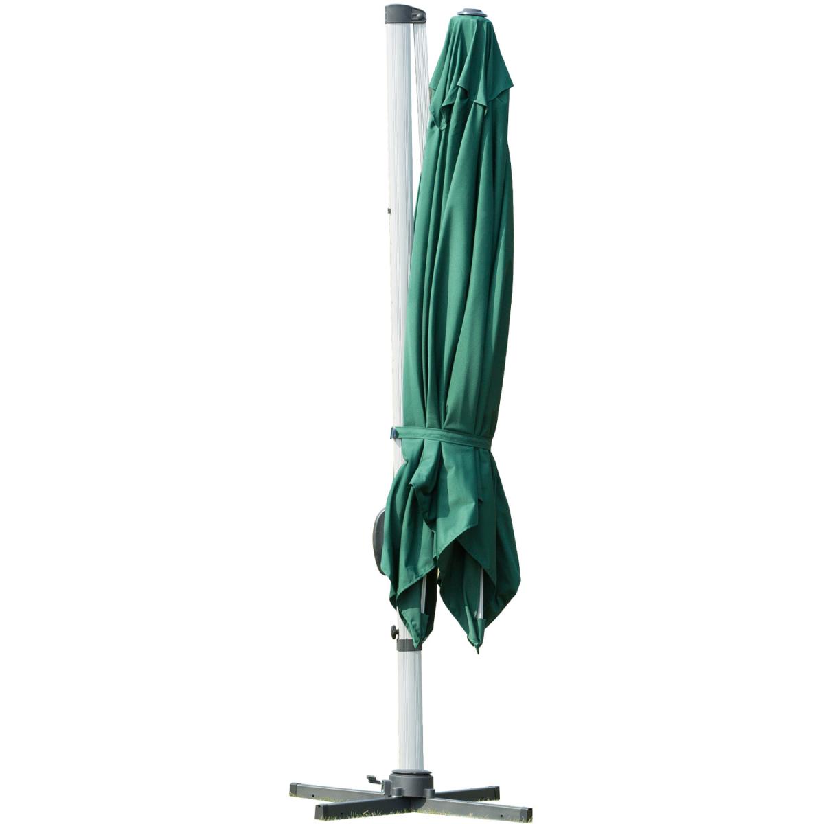 Square 3m Patio Parasol - Green – image 4