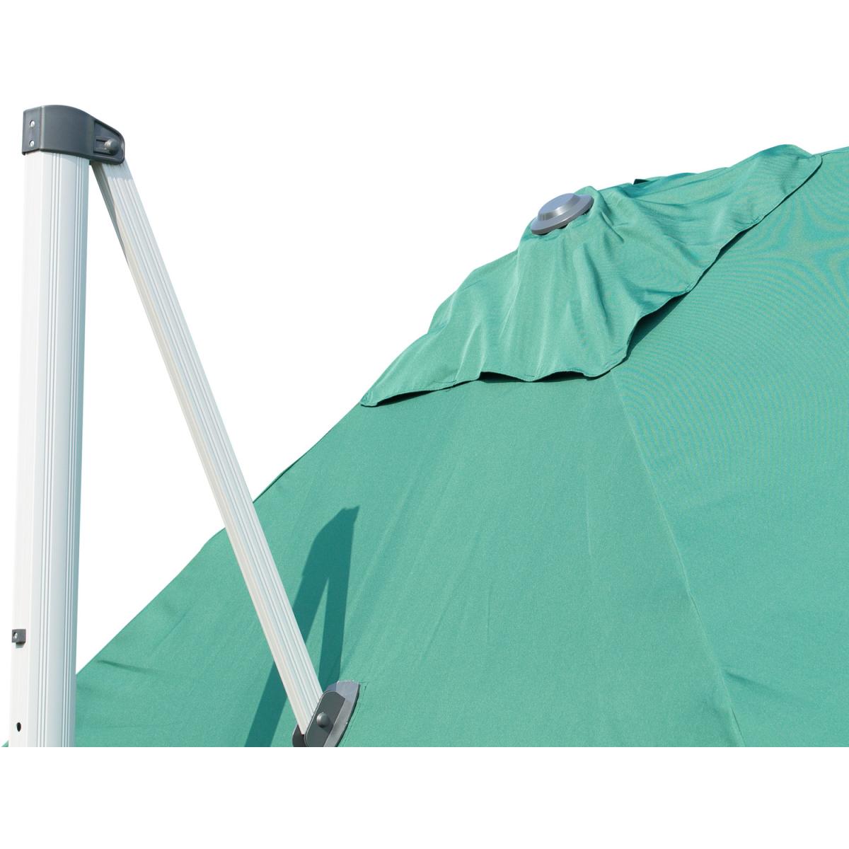 Square 3m Patio Parasol - Green – image 7