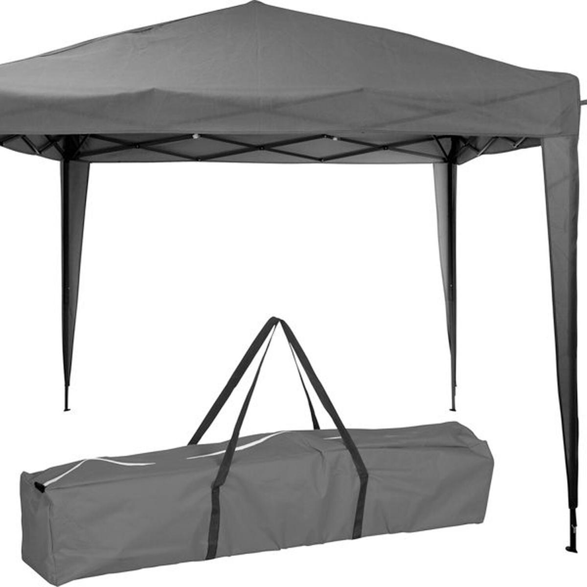 Gazebo Party Tent with Storage Bag - Grey – image 2