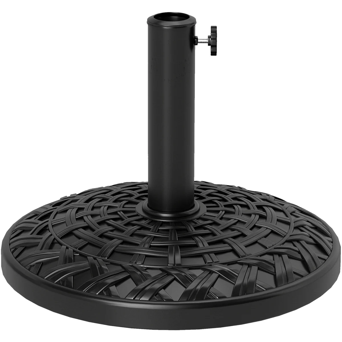 Outsunny 12kg Garden Parasol Base - Black – image 2