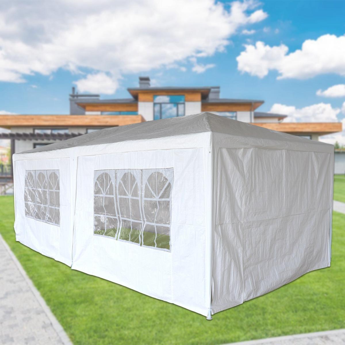BIRCHTREE Gazebo PE 3X6M PEG02 - White – image 2