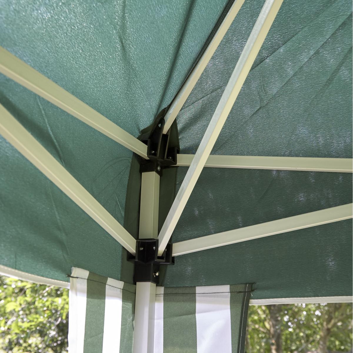Pop Up Gazebo Party Tent Marquee 3 x 3m - Green – image 2