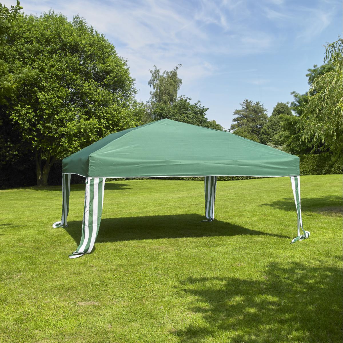 Pop Up Gazebo Party Tent Marquee 3 x 3m - Green – image 3