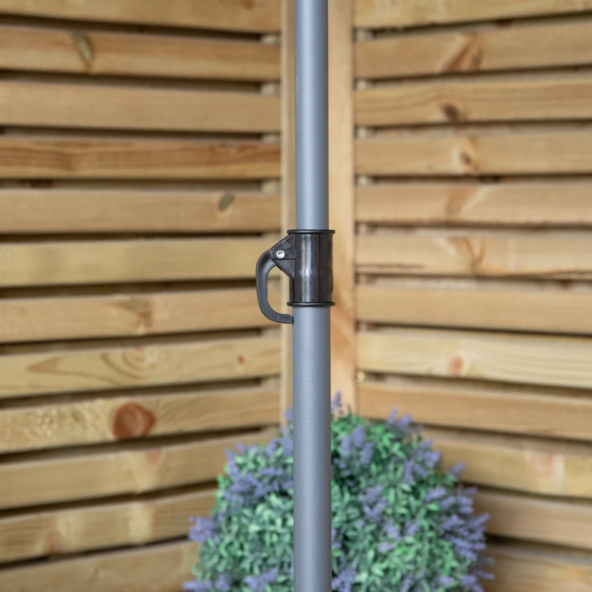 1.7m Outdoor Garden Patio Parasol Sun Shade in Grey - Grey – image 5