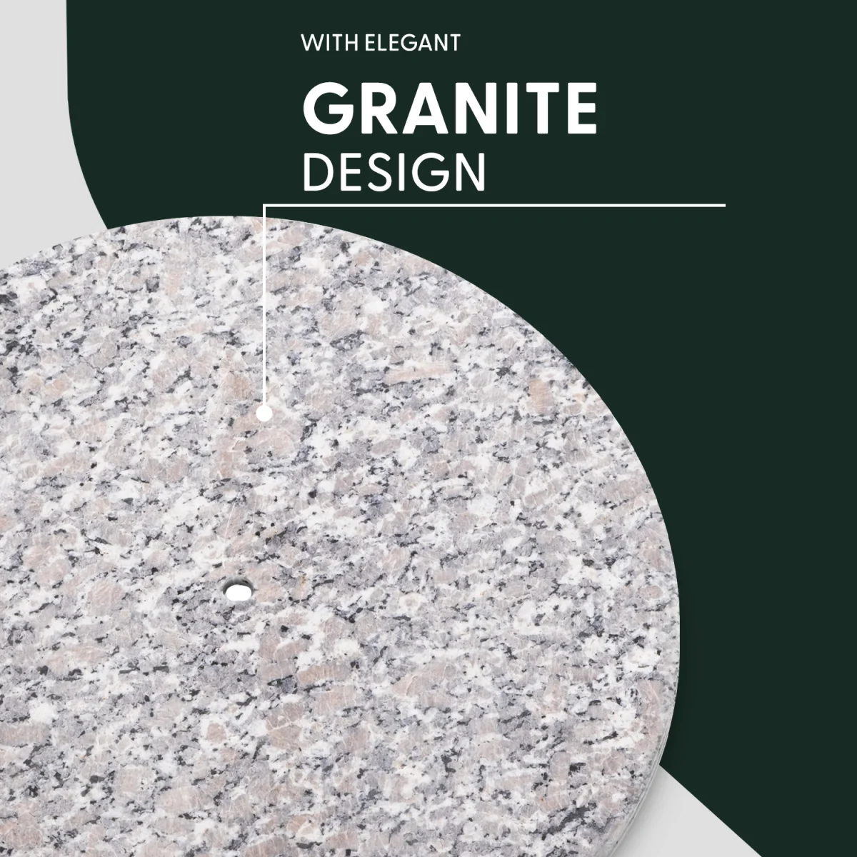 Cast Iron Effect Parasol Base - Granite / 20kg – image 4