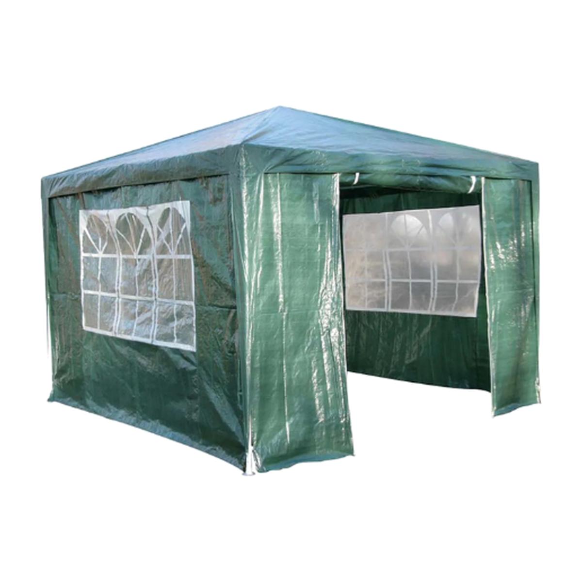 3x3 Metre Gazebo Marquee Canopy Waterproof Tent Party - Green