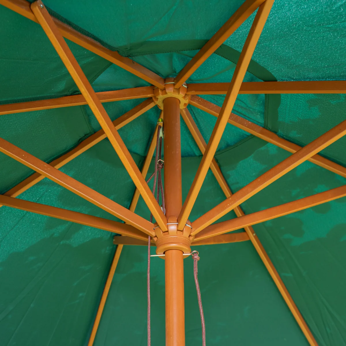 Samuel Alexander 2.7m Outdoor Wooden Garden Parasol Sun Shade with Carry Bag in Green - Green – image 5