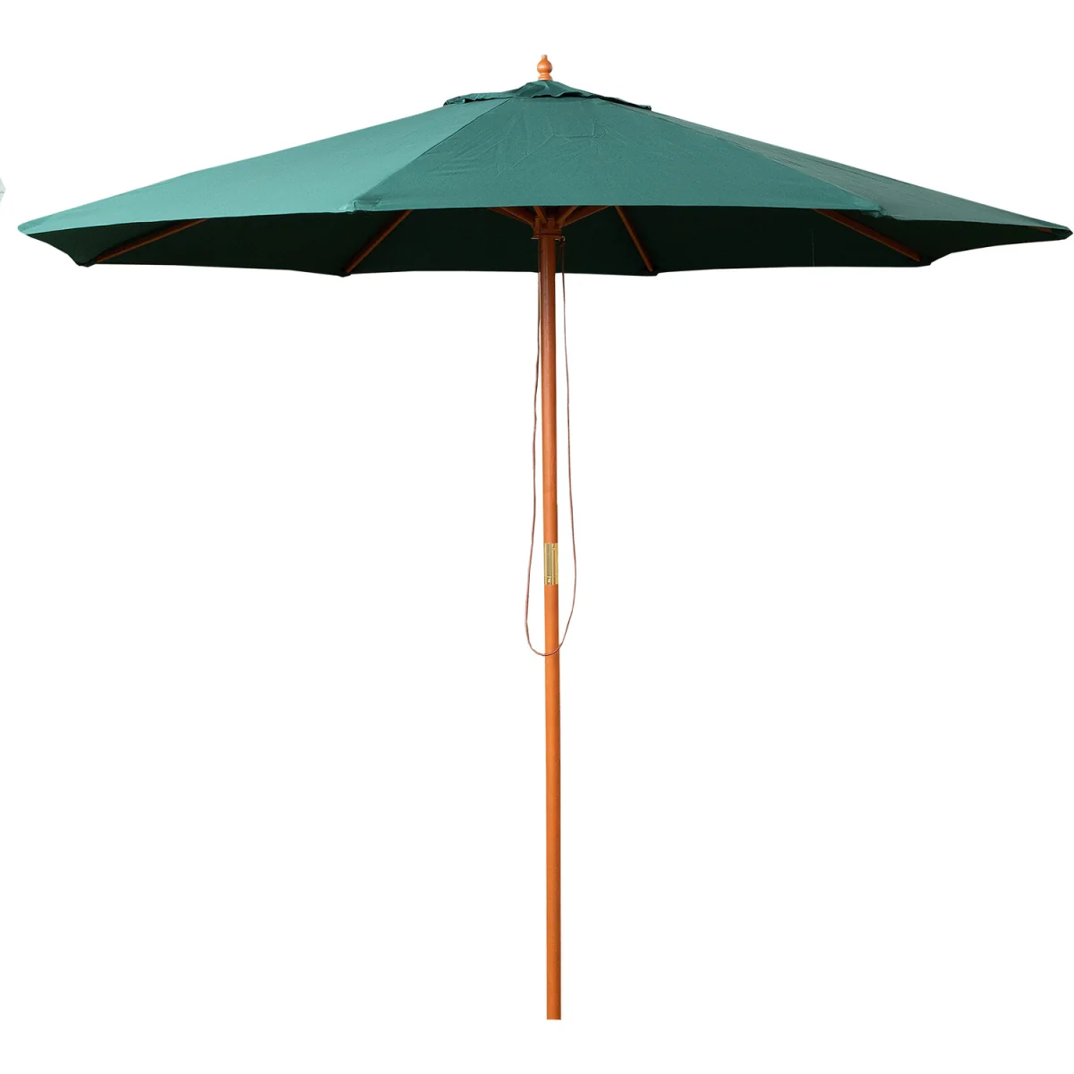 Samuel Alexander 2.7m Outdoor Wooden Garden Parasol Sun Shade with Carry Bag in Green - Green – image 9