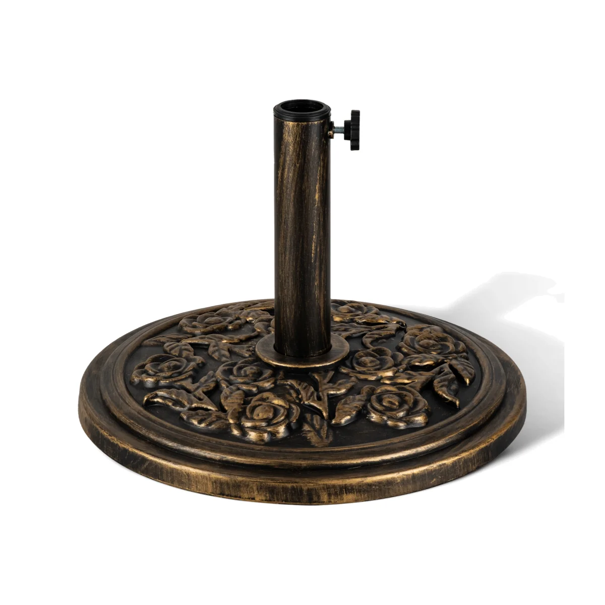 Cast Iron Effect Parasol Base - Bronze / 20kg – image 1