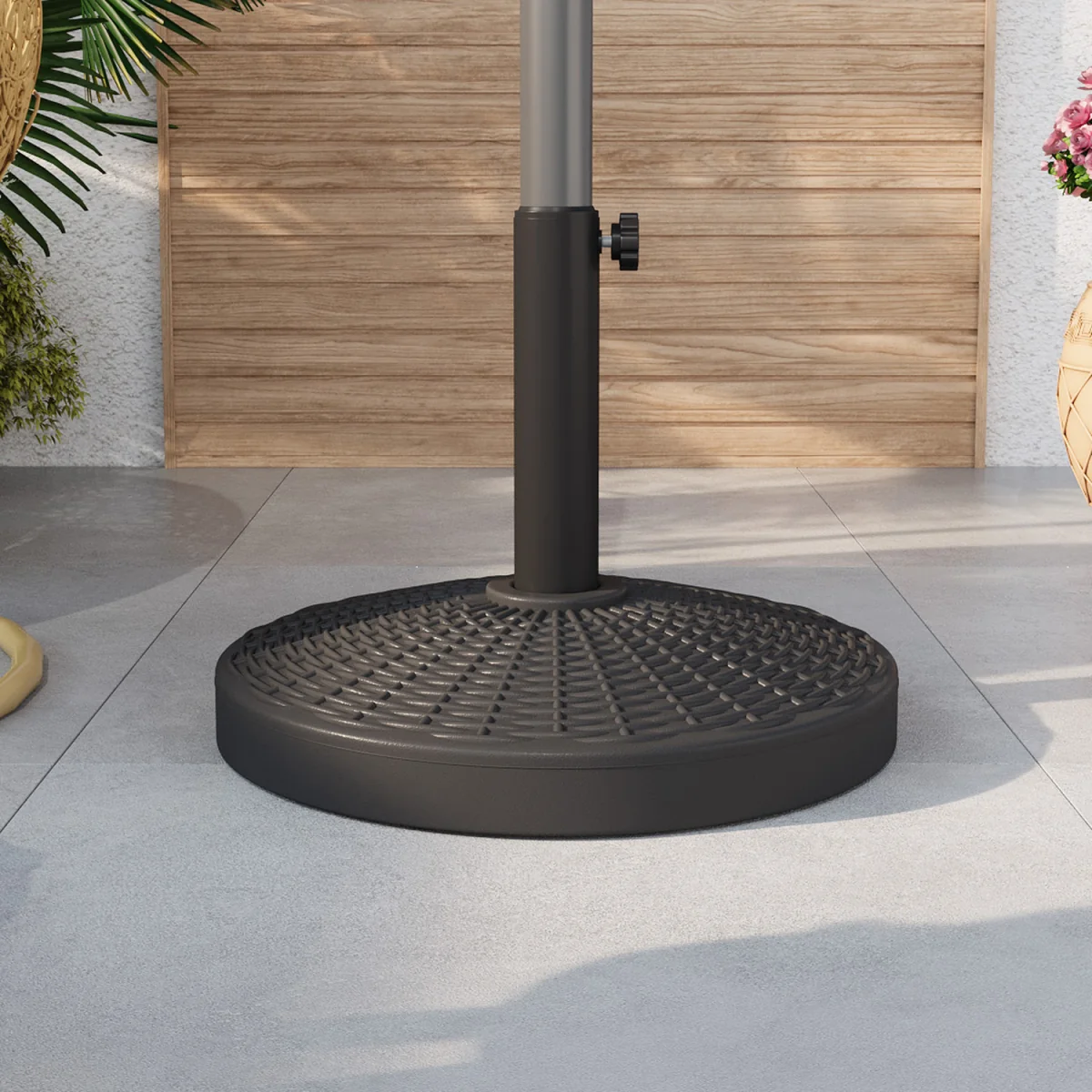 20kg Heavy Duty Round Parasol Base - Radiating Effect – image 2