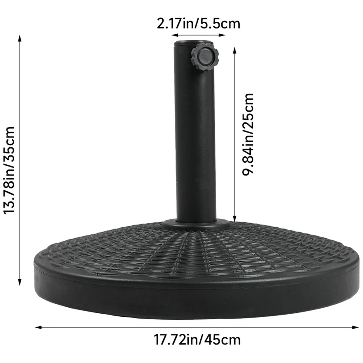 20kg Heavy Duty Round Parasol Base - Radiating Effect – image 5