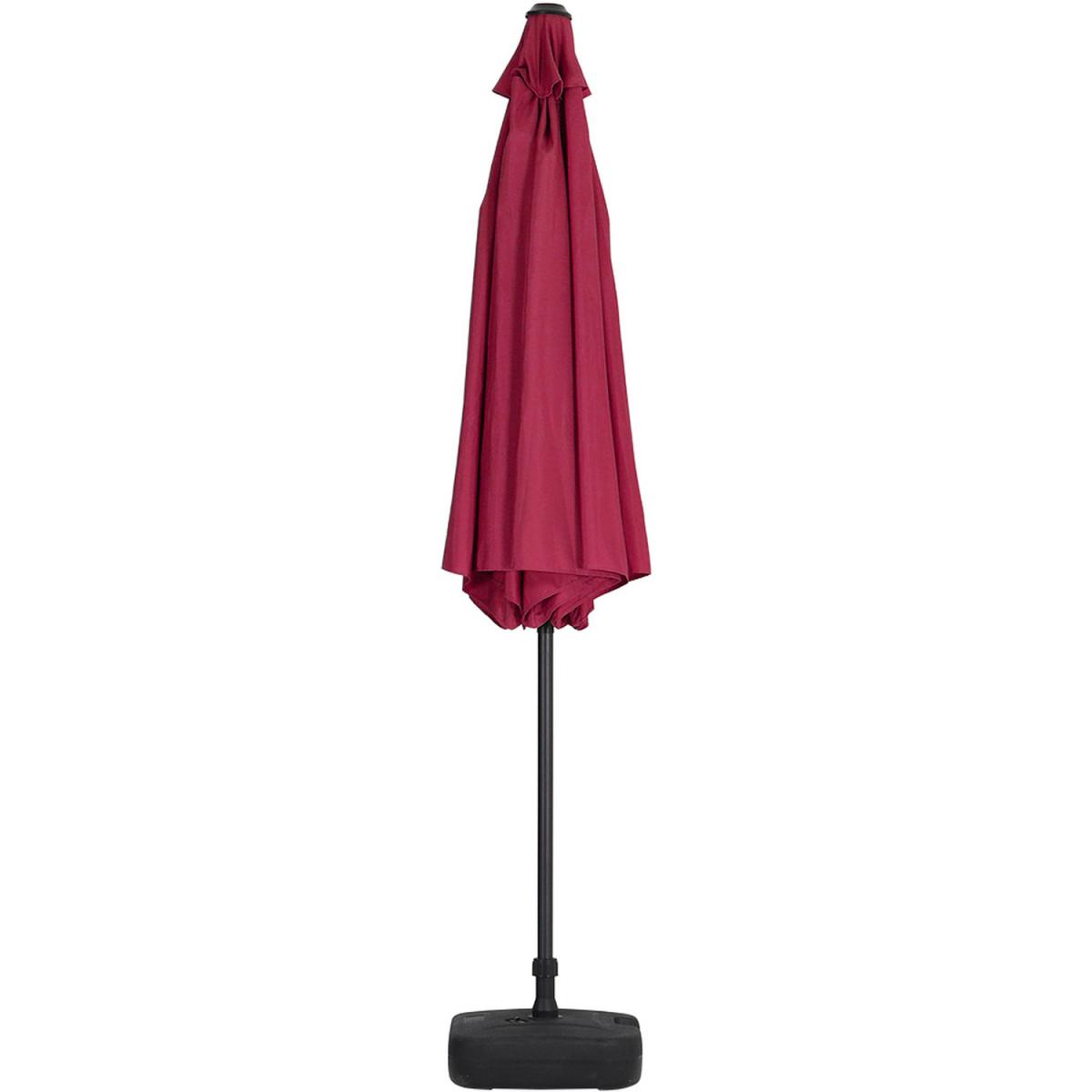 3M Traditional Parasol with Square Plastic Base - Wine Red – image 5