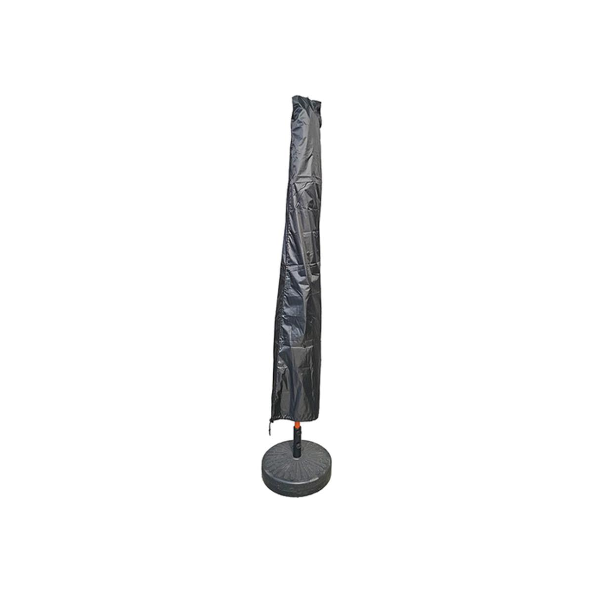 2m Waterproof Garden Parasol Cover - Black