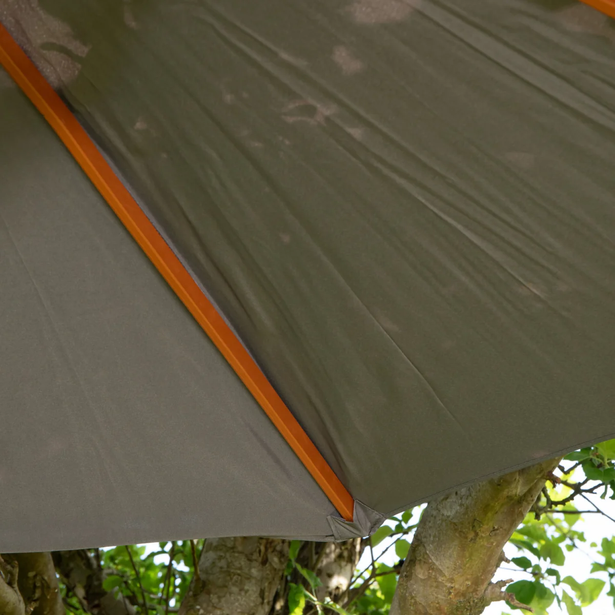 2.7m Outdoor Wooden Garden Parasol Sun Shade with Carry Bag in Grey with 9kg Base Included - Grey – image 5