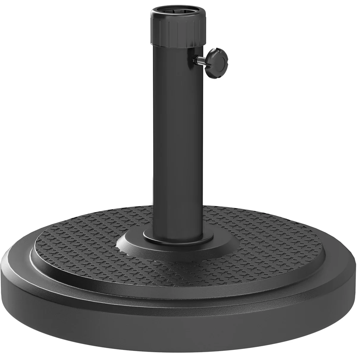 Outsunny 22kg Garden Parasol Base - Black – image 3