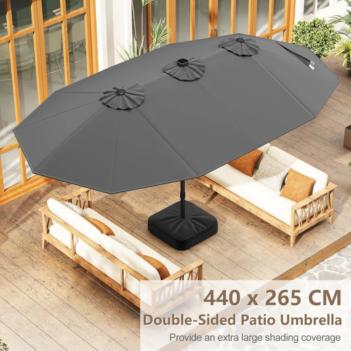 Garden Twin Parasol – image 2