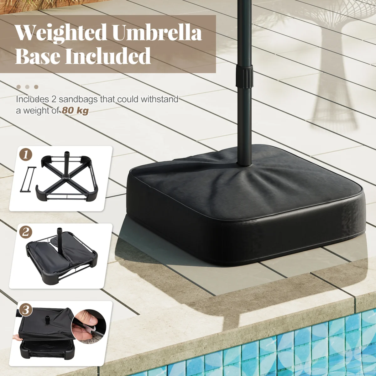 Garden Twin Parasol – image 9