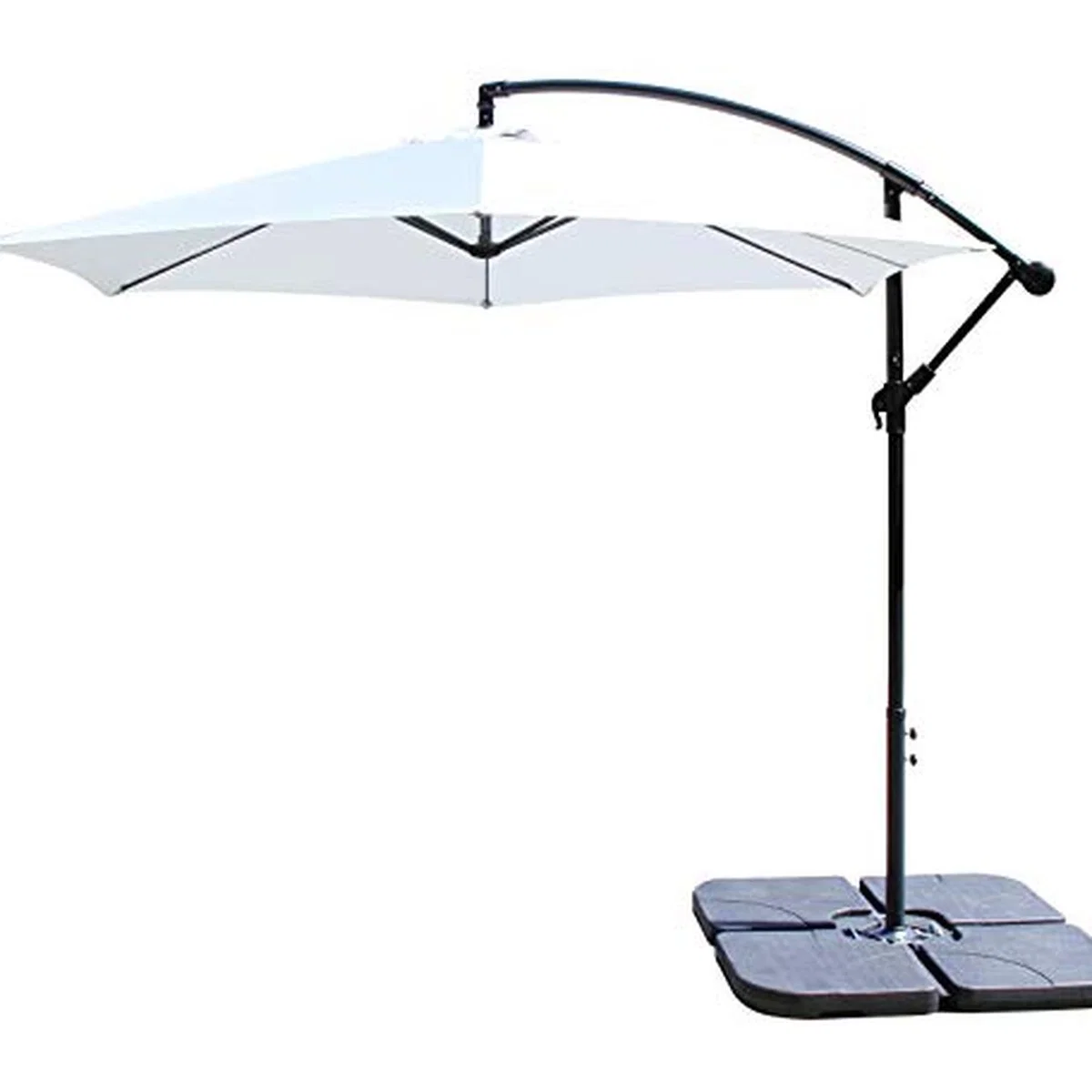 Ross James Luxury Garden Furniture Parasol with Base Weights - Royal Blue – image 4